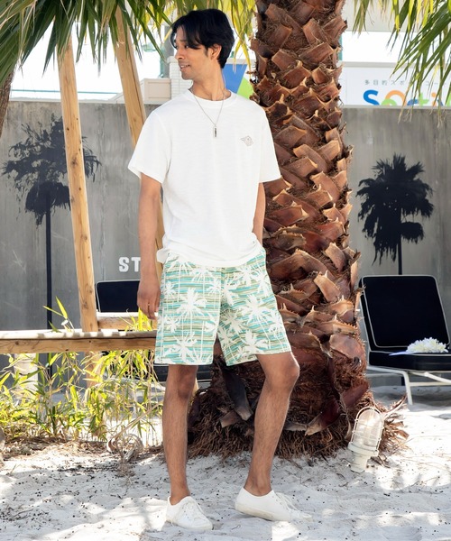 Kahiko(カヒコ)の「【Kahiko】SURF&Palms マークMEN'Sハーフパンツ(その他パンツ・メンズ・ブラックミックス/ブラック/ホワイト/グリーン・FREE)」の13枚目の写真