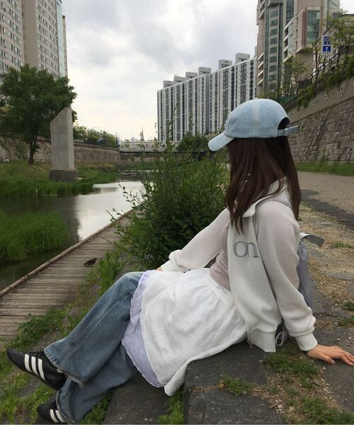 ASON(アズオン)の「LACY CHECK SKIRT / WHITE(スカート・レディース・その他・FREE)」の9枚目の写真