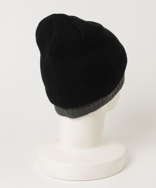Lafayette(ラファイエット)の「237006 Chapeaubas ニット二重風ビーニー(ニットキャップ/ビーニー・レディース・パープル/グレー/オレンジ/ブラック・FREE)」の5枚目の写真