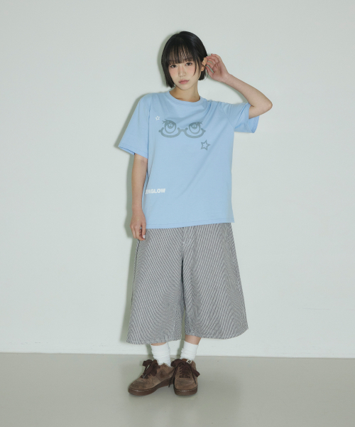 SLEEKGLOW（スリック グロウ）の「ポップアイズTシャツ[スカイブルー]（Tシャツ/カットソー・レディース・その他・FREE）」の5枚目の写真