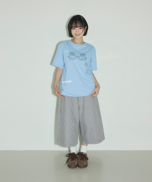 SLEEKGLOW（スリック グロウ）の「ポップアイズTシャツ[スカイブルー]（Tシャツ/カットソー・レディース・その他・FREE）」の6枚目の写真