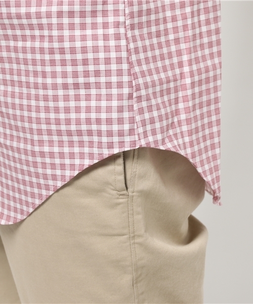 SHIPS（シップス）の「SD: 【ALBINI社製生地】 ファインフィット ギンガムチェック ホリゾンタルカラーシャツ（シャツ/ブラウス・メンズ・レッド・39/37/38/41/40）」の7枚目の写真