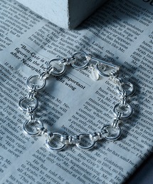 MILITARY(�~���^���[)�́yMAISON CLUB�zT-Bar Ribbed Circle Chain Bracelet Silver925 KUN(�u���X���b�g)