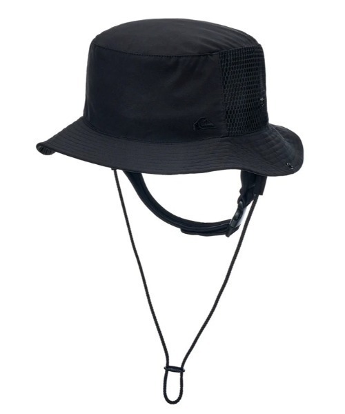 Quiksilver(クイックシルバー)の「QUIKSILVER/クイックシルバー ハット WR UV WATER SURF HAT 撥水加工 QSA261717(ハット・メンズ・ブラック/ブルー・FREE)」の2枚目の写真