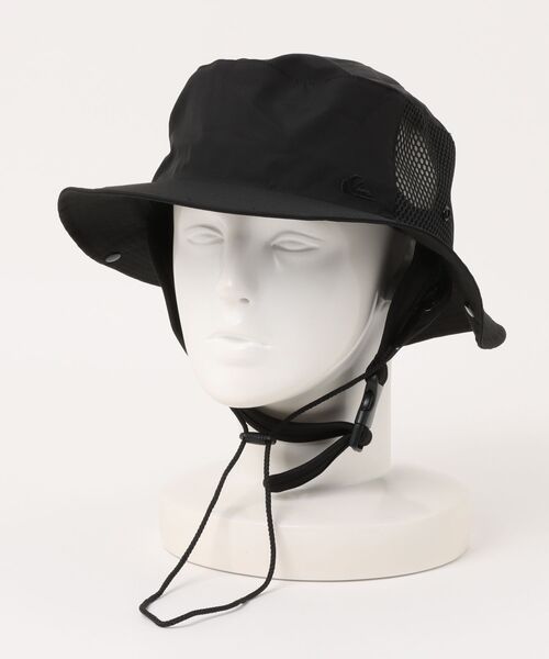 Quiksilver(クイックシルバー)の「QUIKSILVER/クイックシルバー ハット WR UV WATER SURF HAT 撥水加工 QSA261717(ハット・メンズ・ブラック/ブルー・FREE)」の8枚目の写真
