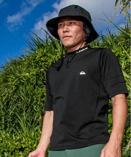 Quiksilver(クイックシルバー)の「QUIKSILVER/クイックシルバー ハット WR UV WATER SURF HAT 撥水加工 QSA261717(ハット・メンズ・ブラック/ブルー・FREE)」の5枚目の写真