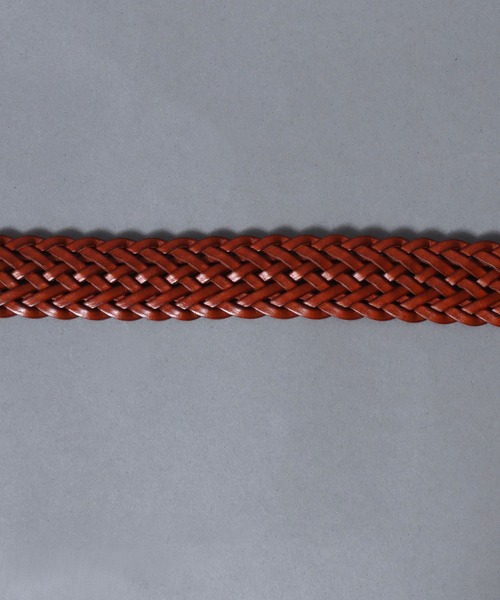 SITRY(シトリー)の「Bonded leather Mesh Belt/30mm リサイクルレザー エコレザー メッシュベルト(ベルト・メンズ・ブラック/ブラウン/ダークブラウン・FREE)」の8枚目の写真