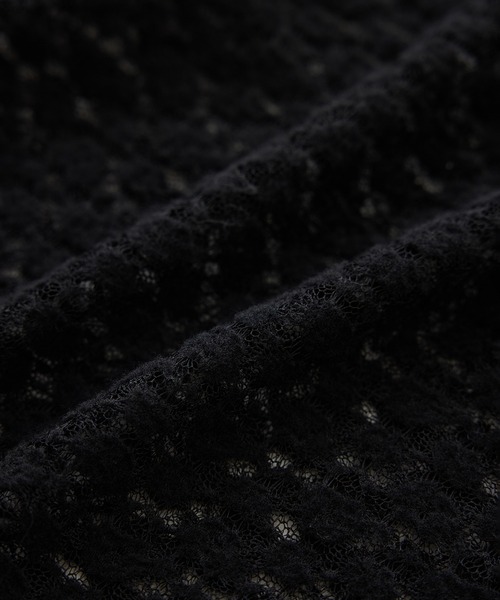 ROPE'(ロペ)の「フラワーレースベーシックカットソー/イージーケア(Tシャツ/カットソー・レディース・オフホワイト/ブラック・FREE)」の10枚目の写真