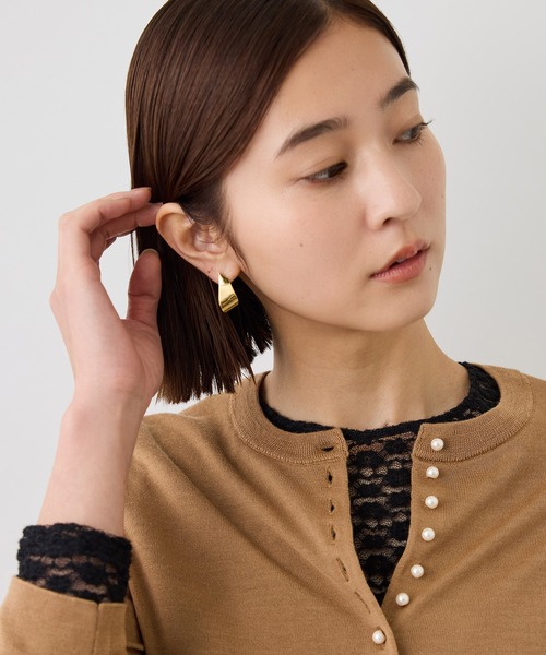 ROPE'(ロペ)の「【J'aDoRe・ルミネ限定カラー】フラワーレースベーシックカットソー/イージーケア(Tシャツ/カットソー・レディース・オフホワイト/ブラック・FREE)」の9枚目の写真