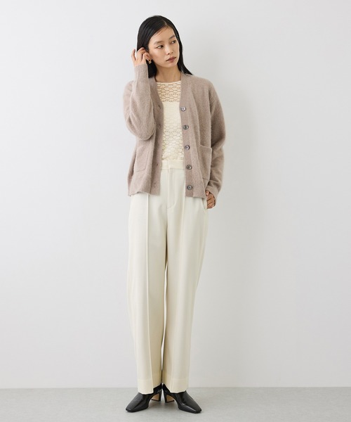 ROPE'(ロペ)の「【J'aDoRe・ルミネ限定カラー】フラワーレースベーシックカットソー/イージーケア(Tシャツ/カットソー・レディース・オフホワイト/ブラック・FREE)」の22枚目の写真