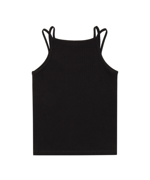 AAKAM(アーカム)の「Double String Sleeveless (Black)(Tシャツ/カットソー・レディース・その他・1/2)」の3枚目の写真