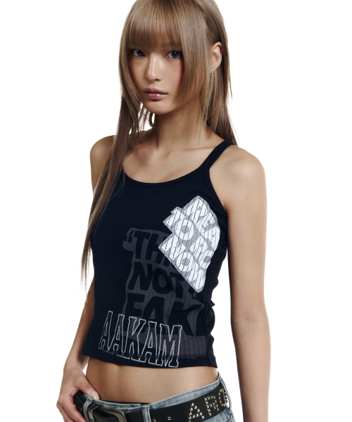 AAKAM(アーカム)の「Double String Sleeveless (Black)(Tシャツ/カットソー・レディース・その他・1/2)」の4枚目の写真