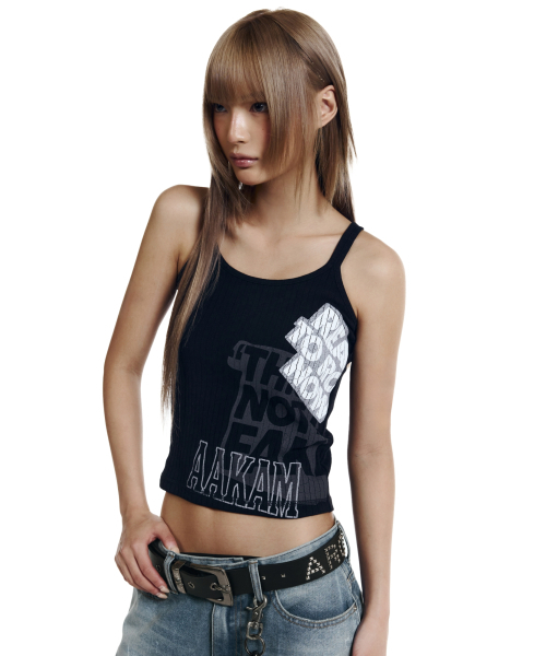 AAKAM(アーカム)の「Double String Sleeveless (Black)(Tシャツ/カットソー・レディース・その他・1/2)」の5枚目の写真