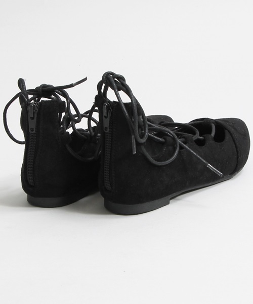 WEGO（ウィゴー）の「DISPARK/レースアップパンプス（パンプス・レディース・ベージュ/ブラック・LARGE/MEDIUM）」の5枚目の写真