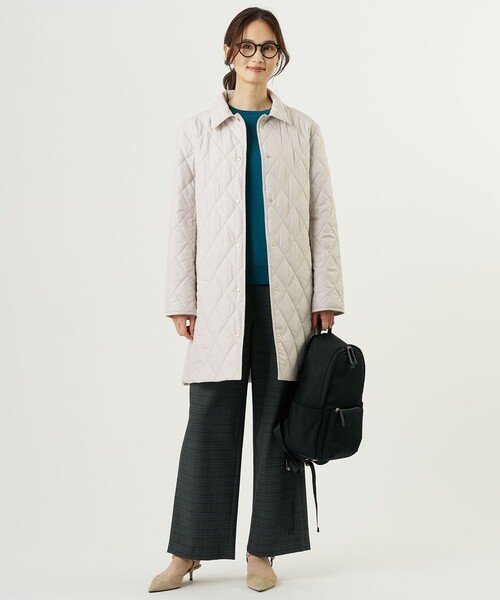 J.PRESS（ジェイプレス）の「SILKY WOOL クルーネック ニット（ニット/セーター・レディース・ブラック系/ピーコックグリーン系/ローズ系・LARGE/MEDIUM）」の5枚目の写真