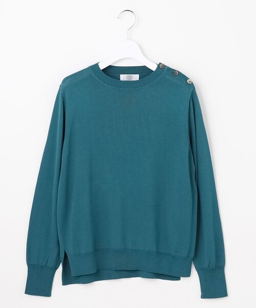 J.PRESS（ジェイプレス）の「SILKY WOOL クルーネック ニット（ニット/セーター・レディース・ブラック系/ピーコックグリーン系/ローズ系・LARGE/MEDIUM）」の10枚目の写真