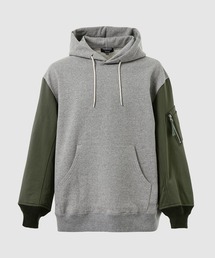 MILITALY MIX SWEAT HOODY
