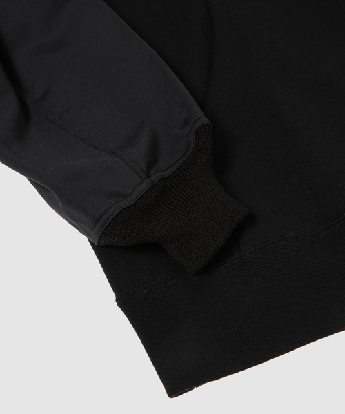 COMME des GARCONS HOMME（コム デ ギャルソン・オム）の「MILITALY MIX SWEAT HOODY（パーカー・メンズ・カーキ/ブラック・S/M/L/XL）」の5枚目の写真