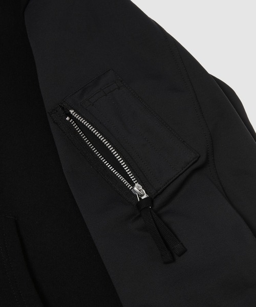 COMME des GARCONS HOMME（コム デ ギャルソン・オム）の「MILITALY MIX SWEAT HOODY（パーカー・メンズ・カーキ/ブラック・S/M/L/XL）」の8枚目の写真