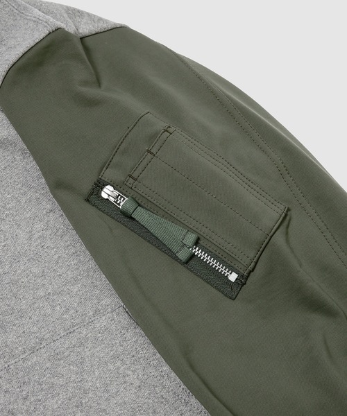 COMME des GARCONS HOMME（コム デ ギャルソン・オム）の「MILITALY MIX SWEAT HOODY（パーカー・メンズ・カーキ/ブラック・S/M/L/XL）」の11枚目の写真