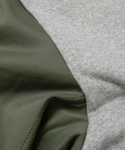 COMME des GARCONS HOMME（コム デ ギャルソン・オム）の「MILITALY MIX SWEAT HOODY（パーカー・メンズ・カーキ/ブラック・S/M/L/XL）」の13枚目の写真