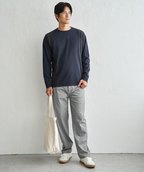ikka(イッカ)の「GOKU楽パンツ EASY STRETCHリラックス5P(その他パンツ・メンズ・グレー/ネイビー/ブラック・S/M/L/XL)」の15枚目の写真