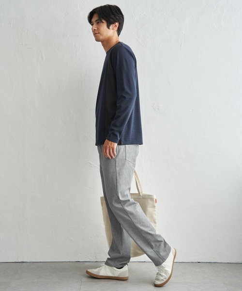 ikka(イッカ)の「GOKU楽パンツ EASY STRETCHリラックス5P(その他パンツ・メンズ・グレー/ネイビー/ブラック・S/M/L/XL)」の16枚目の写真