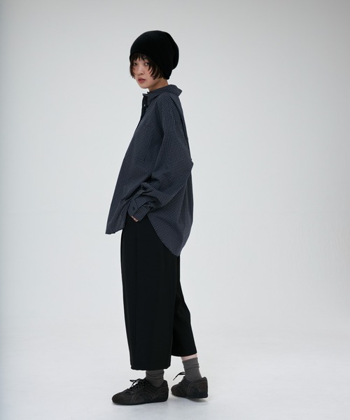 full/fill.（フルフィル）の「check over shirt / チェックオーバーシャツ（シャツ/ブラウス・レディース・カーキ/ネイビー・FREE）」の12枚目の写真