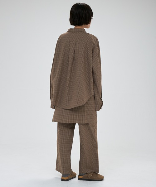 full/fill.（フルフィル）の「check over shirt / チェックオーバーシャツ（シャツ/ブラウス・レディース・カーキ/ネイビー・FREE）」の19枚目の写真