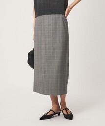 Daily Chic Iライン スリム スカート ストレッチ