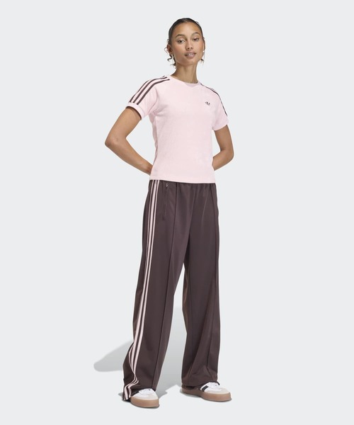 adidas(アディダス)の「テリータオル カリ 半袖Tシャツ / アディダスオリジナルス adidas Originals(Tシャツ/カットソー・レディース・ピンク・XX-LARGE/LARGE/MEDIUM/SMALL/X-LARGE)」の5枚目の写真