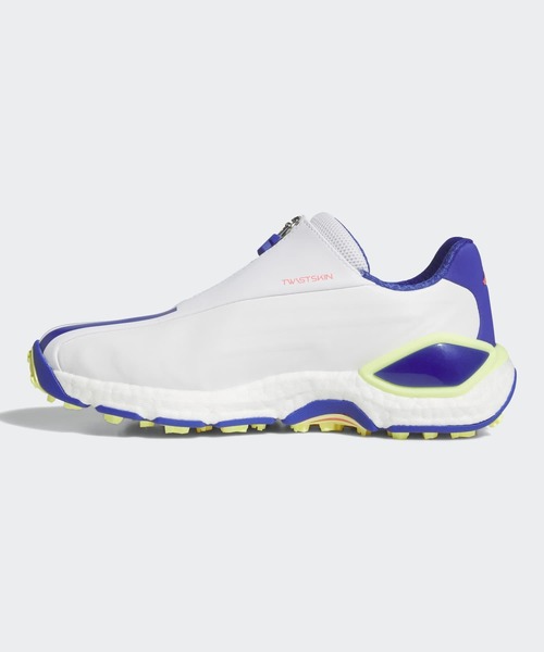 adidas(アディダス)の「コードカオス 27 ボア スパイクレス ゴルフシューズ / CODECHAOS 27 BOA SPIKELESS GOLF SHOES【adidas Golf/アディダスゴルフ】(スニーカー・レディース・ホワイト×ブルー・22.5cm/23.5cm/24.5cm/25.5cm/23.0cm/24.0cm/25.0cm/26.0cm/22.0cm)」の6枚目の写真