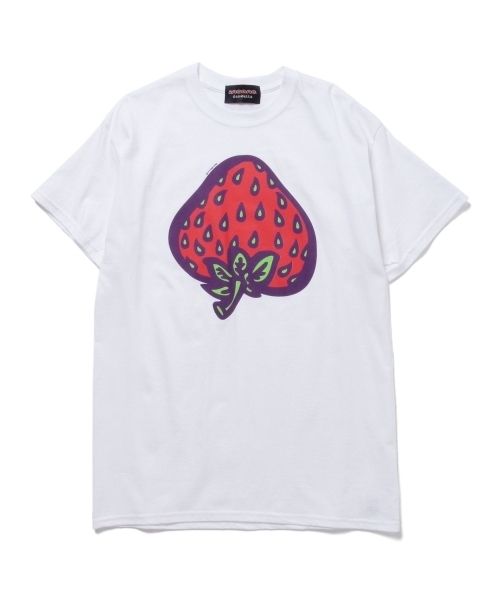 BEAMS(ビームス)の「insane×BEAMS / 別注 逆ストロベリー(Tシャツ/カットソー・メンズ・ホワイト・MEDIUM/SMALL/LARGE)」の2枚目の写真