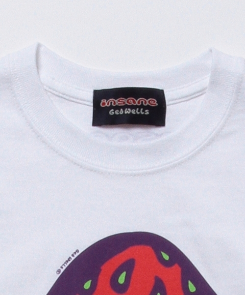 BEAMS(ビームス)の「insane×BEAMS / 別注 逆ストロベリー(Tシャツ/カットソー・メンズ・ホワイト・MEDIUM/SMALL/LARGE)」の4枚目の写真