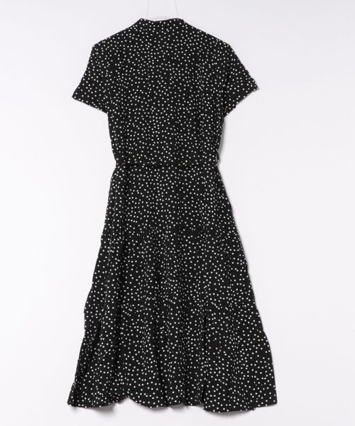 Sawa a la mode(サワアラモード)の「ベルト付きティアードシャツワンピース(シャツワンピース・レディース・ドット/ブラック×ホワイト・FREE)」の12枚目の写真