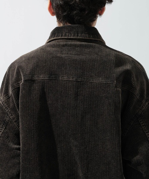 niko and...(ニコアンド)の「ケミカルコーデュロイジャケット(ブルゾン・メンズ・ブラック/ブルー・LARGE/MEDIUM)」の15枚目の写真