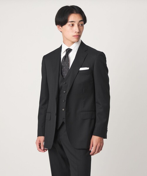 green label relaxing(グリーンレーベルリラクシング)の「REDA サージ スリム 5B スーツベスト(スーツベスト・メンズ・ブラック/ネイビー/ダークブラウン/ダークグレー・50/48/46/44/42/52)」の7枚目の写真