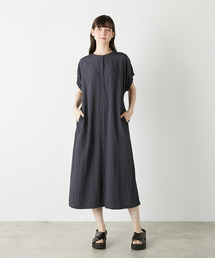 LOGEMENT DE CLAIRE（ロジュモンドクレール）の「【LOURMARIN】ギャザースリーブロングワンピース（ワンピース）」