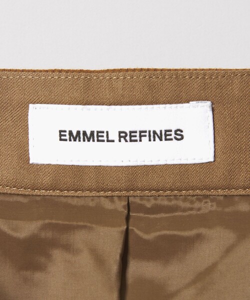 EMMEL REFINES(エメルリファインズ)の「<EMMEL REFINES>EM ホイップ カルゼ ミニスカート(スカート・レディース・ベージュ/ダークブラウン・M/S)」の12枚目の写真