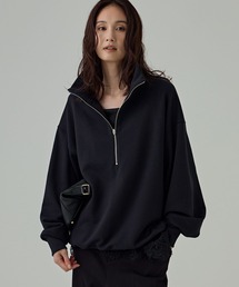 ハーフZIPウラケプルオーバー