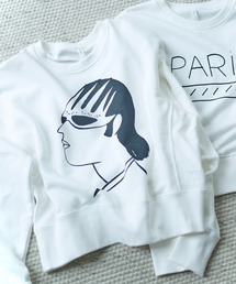 【Camille de Cussac for SALON】アートプリントスウェット