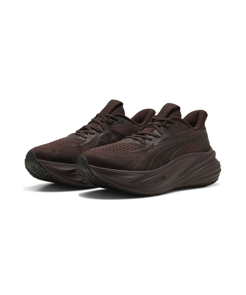 PUMA（プーマ）の「PUMA プーマ メンズ マグマックス ニトロ 2 ランニングシューズ（スニーカー・メンズ・ブラック/ダークブラウン系2・25.0cm/26.5cm/26.0cm/25.5cm/28.0cm/27.5cm/27.0cm/28.5cm）」の3枚目の写真