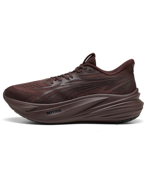 PUMA（プーマ）の「PUMA プーマ メンズ マグマックス ニトロ 2 ランニングシューズ（スニーカー・メンズ・ブラック/ダークブラウン系2・25.0cm/26.5cm/26.0cm/25.5cm/28.0cm/27.5cm/27.0cm/28.5cm）」の2枚目の写真