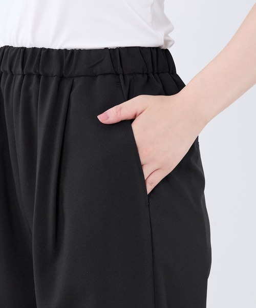 MICA&DEAL(マイカ&ディール)の「リネンライクイージーワイドパンツ(その他パンツ・レディース・ブラック/チャコールグレー・FREE)」の21枚目の写真