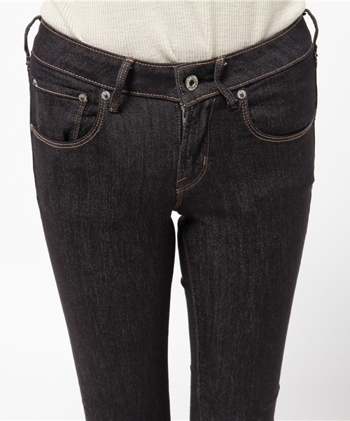 earth music&ecology（アースミュージックアンドエコロジー）の「【2016Spring】《スキスキスキニー》デニムライクスキニーパンツ（デニムパンツ・レディース・インディゴブルー・SMALL/LARGE/MEDIUM/X-SMALL）」の5枚目の写真