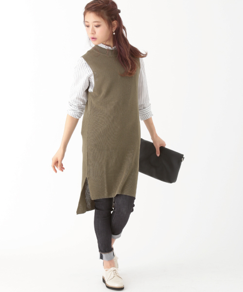 earth music&ecology（アースミュージックアンドエコロジー）の「【2016Spring】《スキスキスキニー》デニムライクスキニーパンツ（デニムパンツ・レディース・インディゴブルー・SMALL/LARGE/MEDIUM/X-SMALL）」の11枚目の写真