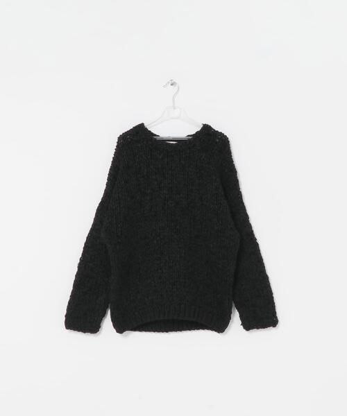 LAATO（ラート）の「handmade knit（ニット/セーター・レディース・ブラック/ライトグレー・FREE）」の9枚目の写真