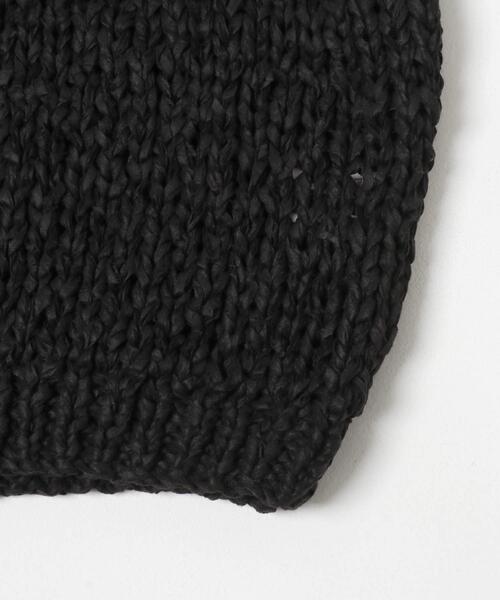 LAATO（ラート）の「handmade knit（ニット/セーター・レディース・ブラック/ライトグレー・FREE）」の10枚目の写真