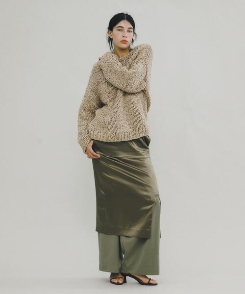 LAATO（ラート）の「handmade knit（ニット/セーター・レディース・ブラック/ライトグレー・FREE）」の13枚目の写真