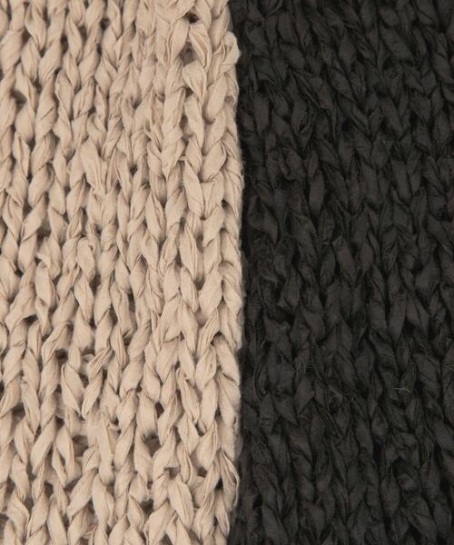 LAATO（ラート）の「handmade knit（ニット/セーター・レディース・ブラック/ライトグレー・FREE）」の20枚目の写真